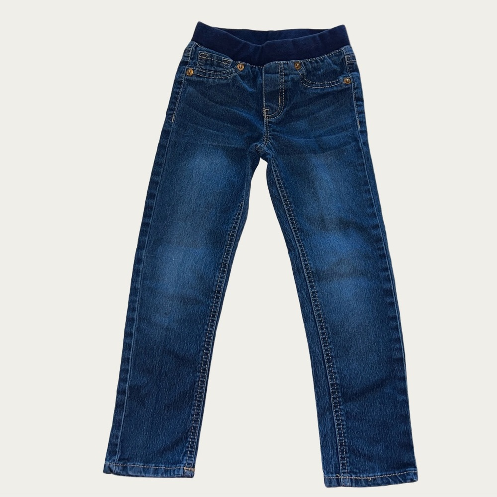 Cherokee Kids' Dark Blue Denim Skinny Jeans Size 4T‎